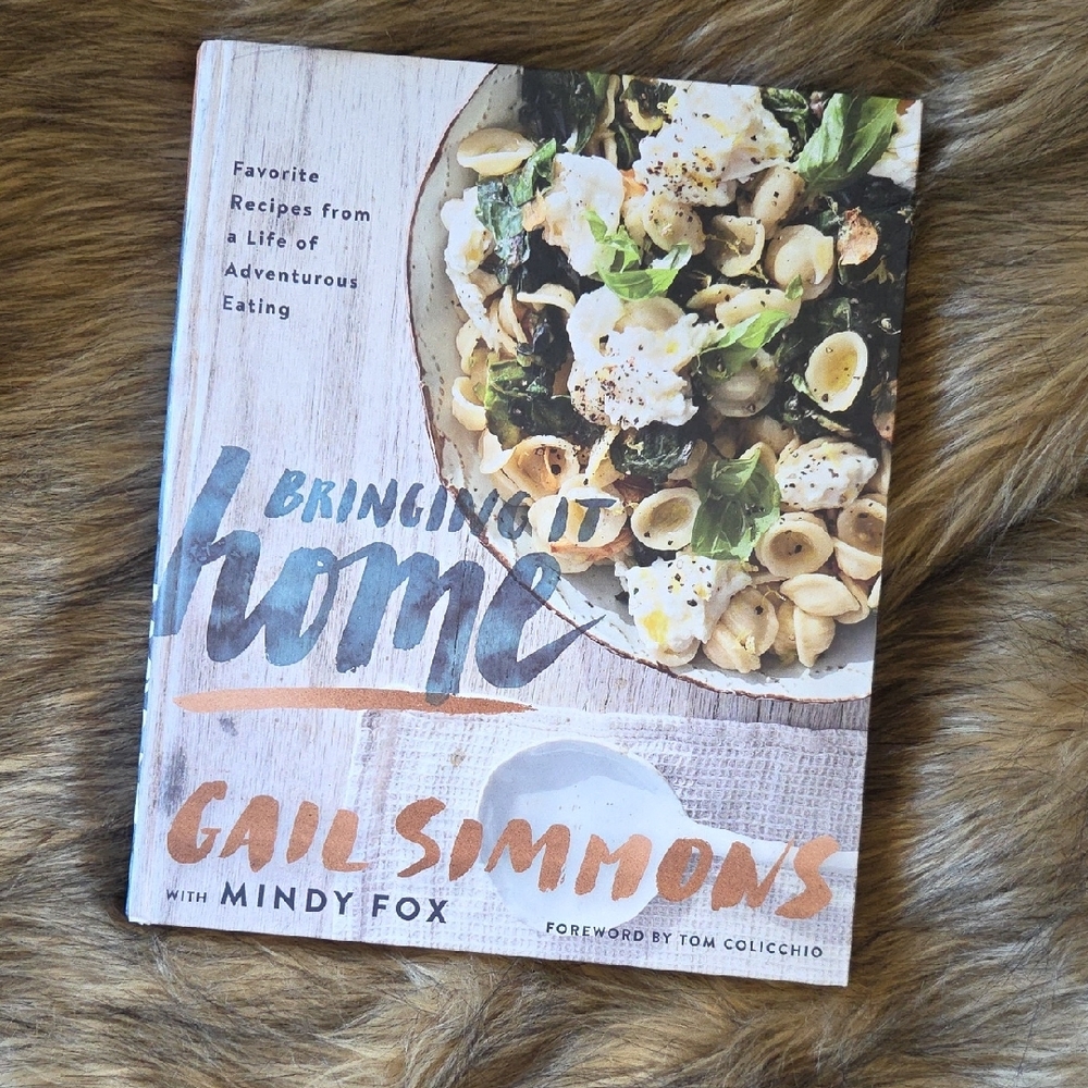 'Bringing It Home' Cookbook - White and Gray
